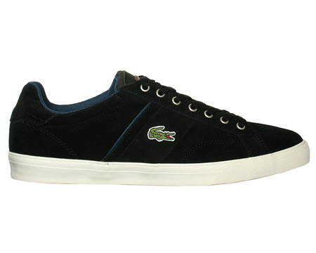 Lacoste Fairlead FLD Black Suede Trainers