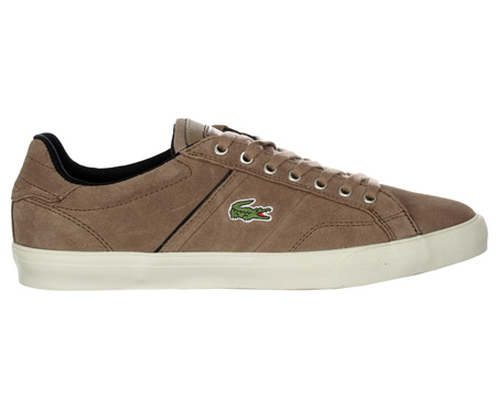 Lacoste Fairlead FLD LT Tan Suede Trainers