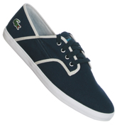 Lacoste Andover Navy Canvas Plimsoles