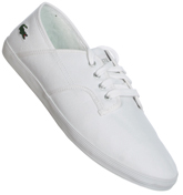 Lacoste Footwear Lacoste Andover White Canvas Plimsoles
