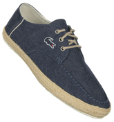 Lacoste Aristide Dark Blue Canvas Espadrilles