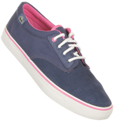 Lacoste Footwear Lacoste Barbados Dark Blue Suede and Canvas