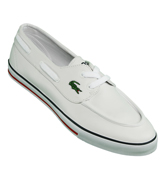 Lacoste Footwear Lacoste Bateau 8 SRM White Boat Shoes