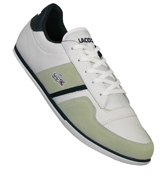 Lacoste Beckley White and Blue Trainers