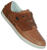 Lacoste Footwear Lacoste Crosier Sail 5 Brown Deck Shoes