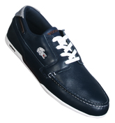 Lacoste Footwear Lacoste Dreyfus Dark Blue Leather Shoe