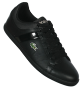 Lacoste Footwear Lacoste Evershot Black Leather / Fabric Trainers