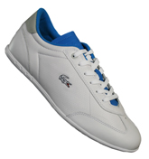 Lacoste Gaston White / Blue Trainers