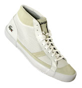 Lacoste Footwear Lacoste Kapira White Hi-Top Trainer Shoes