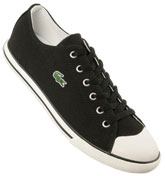 Lacoste Footwear Lacoste L27 Black Canvas Trainer Shoes