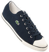 Lacoste Footwear Lacoste L27 Navy Canvas Trainers