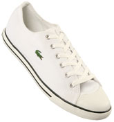 Lacoste Footwear Lacoste L27 White Canvas Trainers