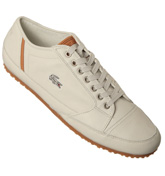 Lacoste Footwear Lacoste Ortai 5 Off White Leather Trainers