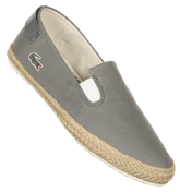 Lacoste Footwear Lacoste Otay Dark Grey Canvas Espadrilles