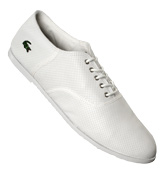 Lacoste Footwear Lacoste Ronne 2 White Perforated Trainer Shoes