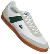 Lacoste Footwear Lacoste Suzuka L White Suede and Textile Trainers