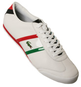 Lacoste Footwear Lacoste Tourelle LP White and Red Trainers