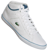 Lacoste Footwear Lacoste White Camous Hi-Top Trainers