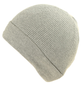 Lacoste Grey Beanie Hat with Small Logo