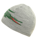 Lacoste Grey Beanie Hat