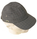 Lacoste Grey Check Cotton/Polyester Cap