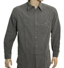 Grey Cord Long Sleeve Shirt