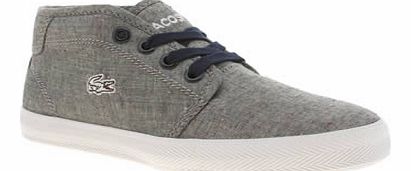 Lacoste kids lacoste grey ampthill boys junior