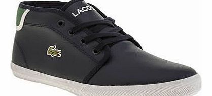 kids lacoste navy & green ampthill boys youth