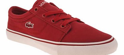 Lacoste kids lacoste red vaultstar unisex junior