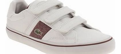 Lacoste kids lacoste white fairlead boys junior
