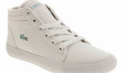 Lacoste kids lacoste white popstop girls junior