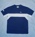 Kids Navy & White Round Neck Cotton T-Shirt