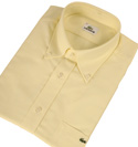 Lemon Short Sleeve Cotton Shirt - Slim Fit
