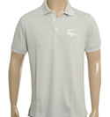 Lacoste Light Grey Pique Polo Shirt LIMITED EDITION COLLECTORS ITEM