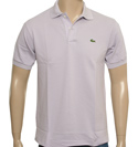 Lacoste Lilac Pique Polo Shirt (Tag 8 and 9)