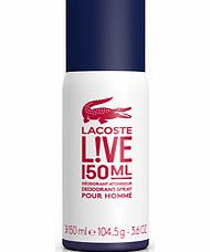 Live Deodorant Spray 150ml