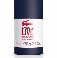 Lacoste Live Deodorant Stick 75ml