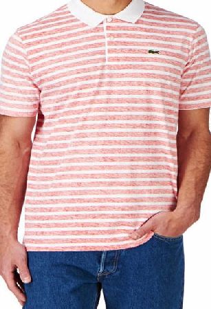 Lacoste Live Mens Lacoste Live Short Sleeved Ribbed Collar