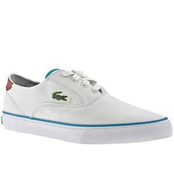 Male Imatra Lp Fabric Upper Fashion Trainers in White & Pl Blue