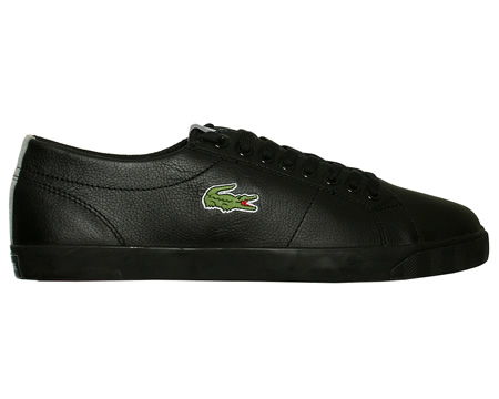 Lacoste Marcel MCS Black Leather Trainers