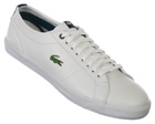 Lacoste Marcel SA White/Blue Leather Trainers