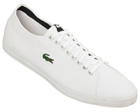 Lacoste Marcel SPM White/Black Canvas Trainers