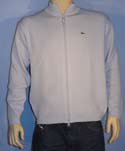 Mens Grey Full Zip Knitted Cardigan
