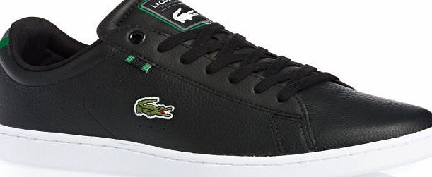 Lacoste Mens Lacoste Carnaby Shoes - Black/green