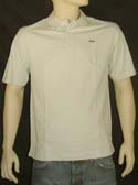 Mens Pale Mint Green 3 Button Short Sleeve Cotton Polo Shirt