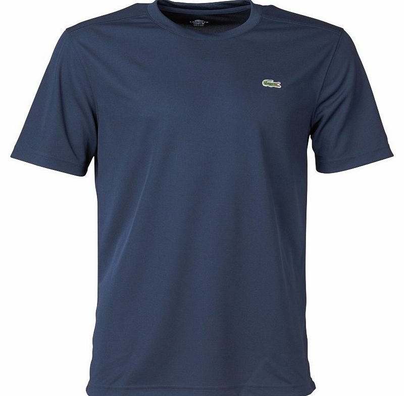 Lacoste Mens Sport T-Shirt Navy Blue