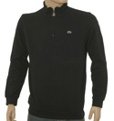 Lacoste Navy & Dark Aqua 1/4 Zip Sweatshirt