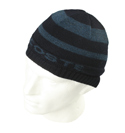 Lacoste Navy and Black Stripe Beanie Hat