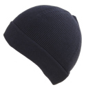 Lacoste Navy Beanie Hat with Small Logo