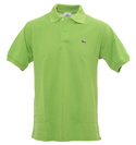 Lacoste New Leaf Green Pique Polo Shirt